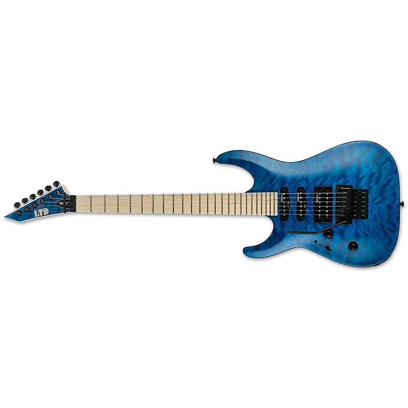 

Электрогитара ESP LTD MH-203 QM STB LH SEE THRU BLUE MH-203QM - Brand NEW! Left Handed