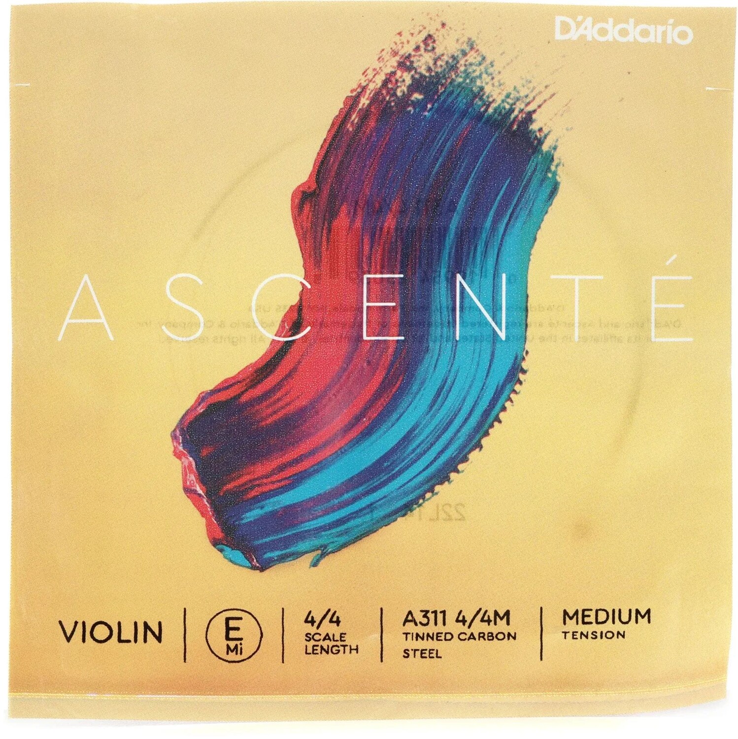 

Струна для скрипки D'Addario A311 Ascente E, размер 4/4, среднее натяжение