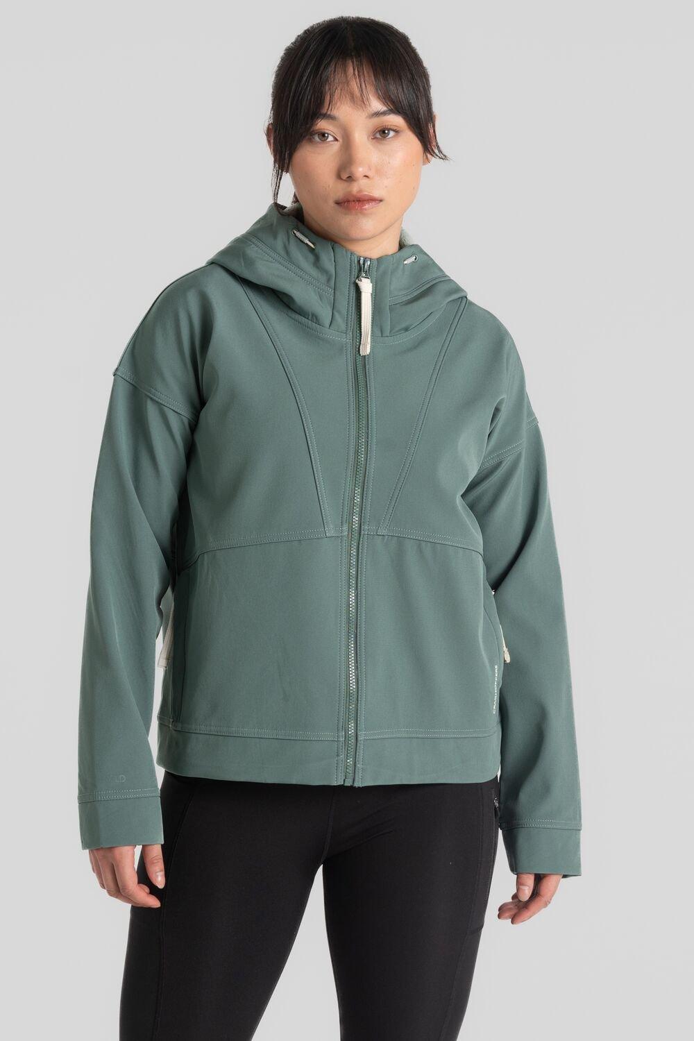 цена Прогулочная куртка Tyra из переработанных материалов Craghoppers, зеленый
