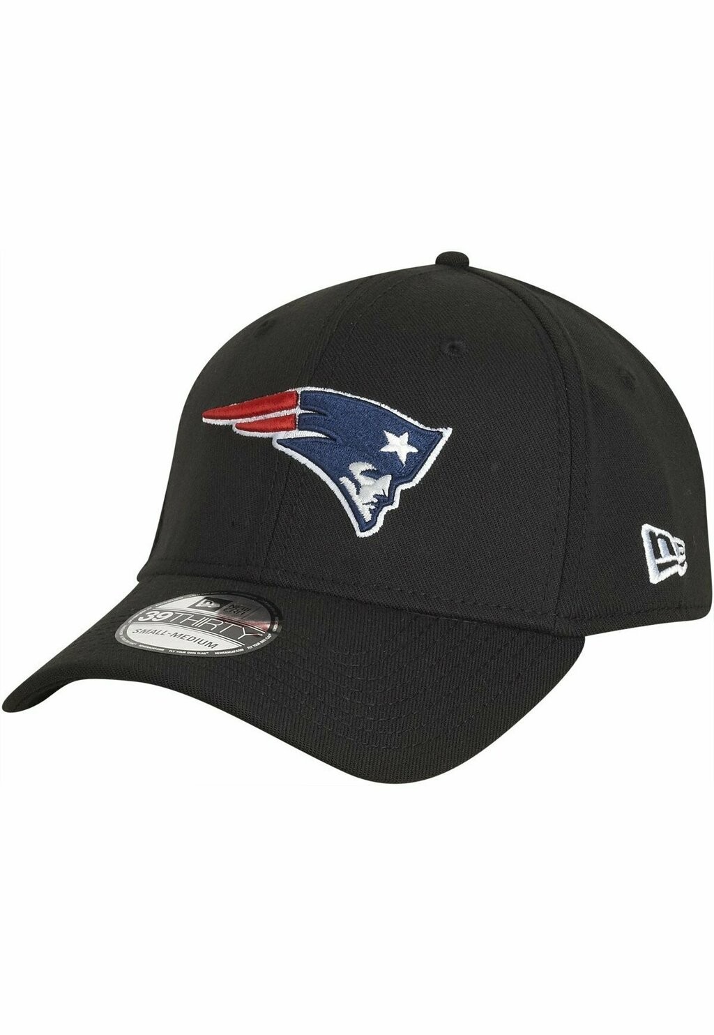 Бейсболка 39THIRTY STRETCH NFL NEW ENGLAND PATRIOTS New Era, цвет black бейсболка stretch nfl crucial catch 2020 new era цвет new england patriots