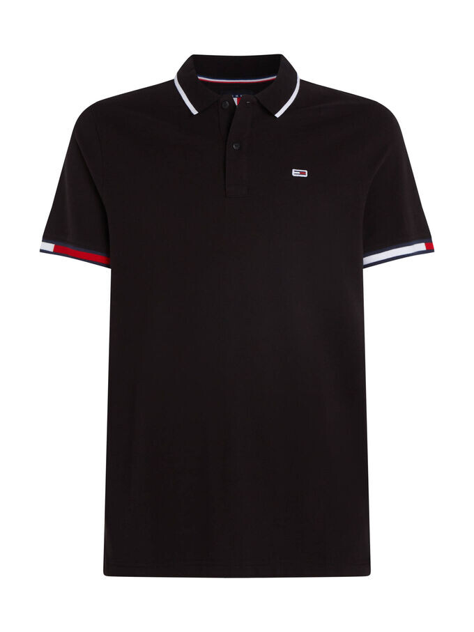 

Рубашка поло Tommy Jeans, черный