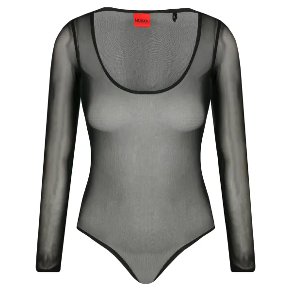 

Боди узкого кроя Navara Hugo, черный