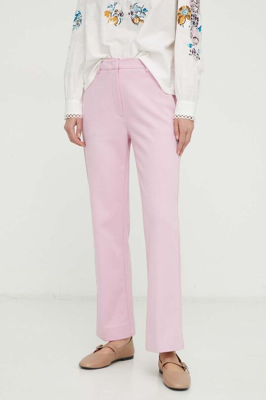 

Брюки Weekend Max Mara, розовый