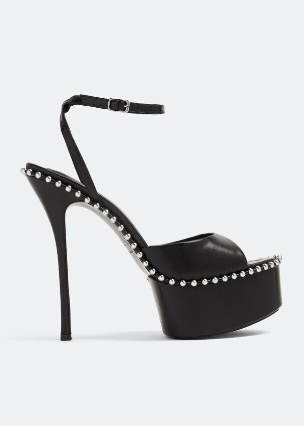

Сандалии Alexander Wang Nova 145 Platform, черный