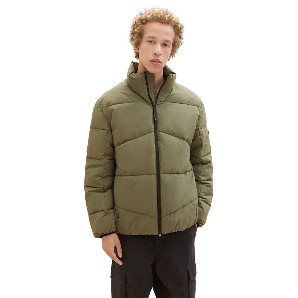 

Куртка Tom Tailor 1037388 Relaxed Stand-Up Puffer, зеленый