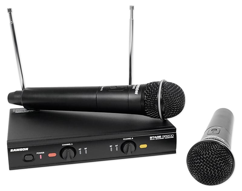

Микрофон Samson Stage 200 Dual Channel Wireless Handheld Mic System - A Band