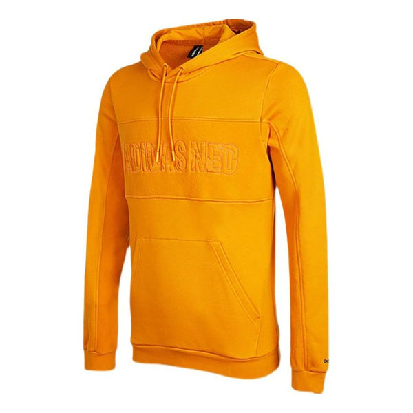 цена Толстовка Men's adidas neo Sw Trns Hdy Athleisure Casual Sports Orange, оранжевый