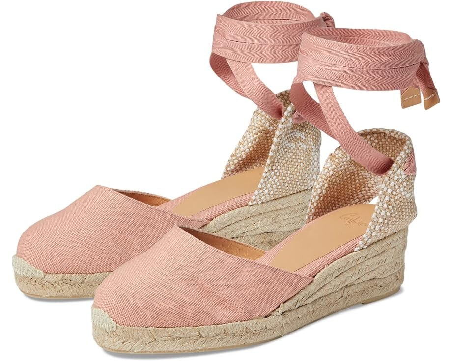 Туфли CASTANER Carina 30 Wedge Espadrille, цвет Rosa Empolvado