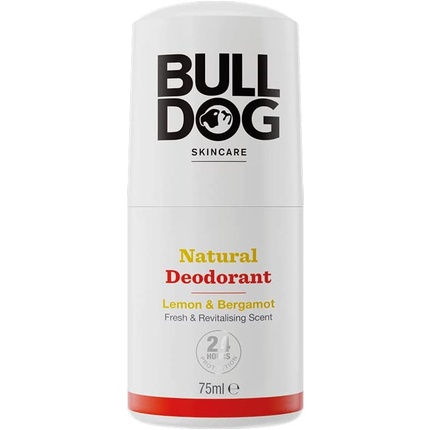 цена Натуральный шариковый дезодорант для мужчин Лимон и бергамот, 75 мл, Bulldog