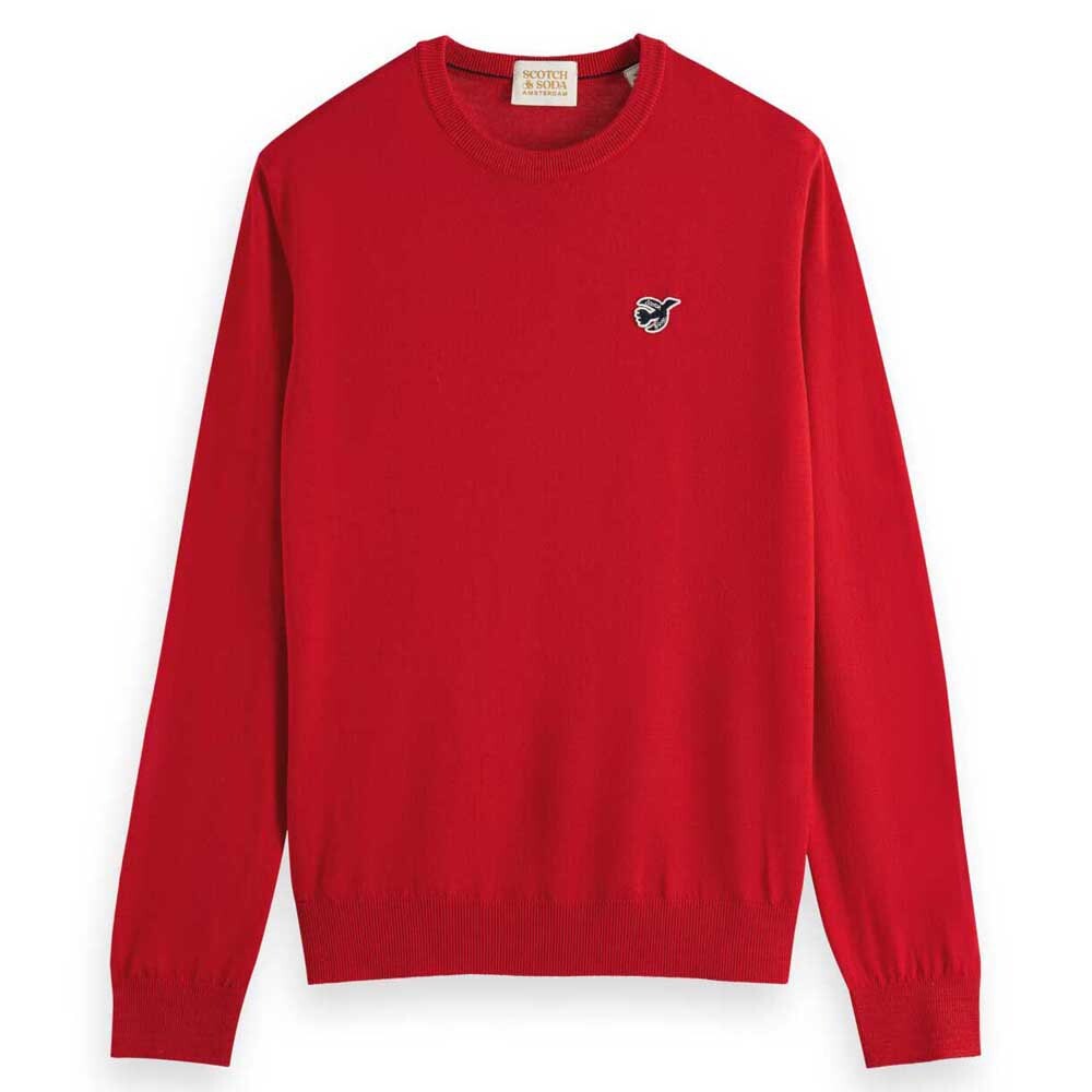 

Свитер Scotch & Soda The Free Spirit Peace Bird Crew Neck, красный