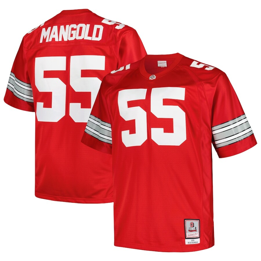 

Джерси Mitchell & Ness Ohio State Buckeyes, алый