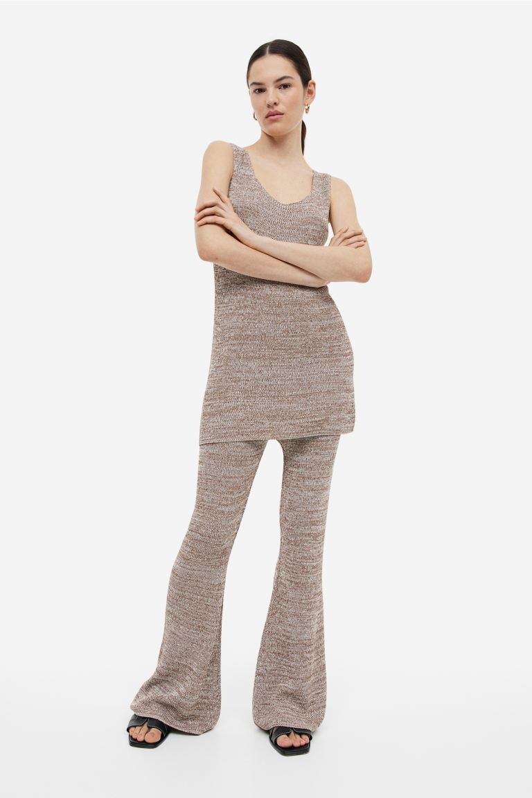 

Трикотажные брюки с смесовым шелком H&M