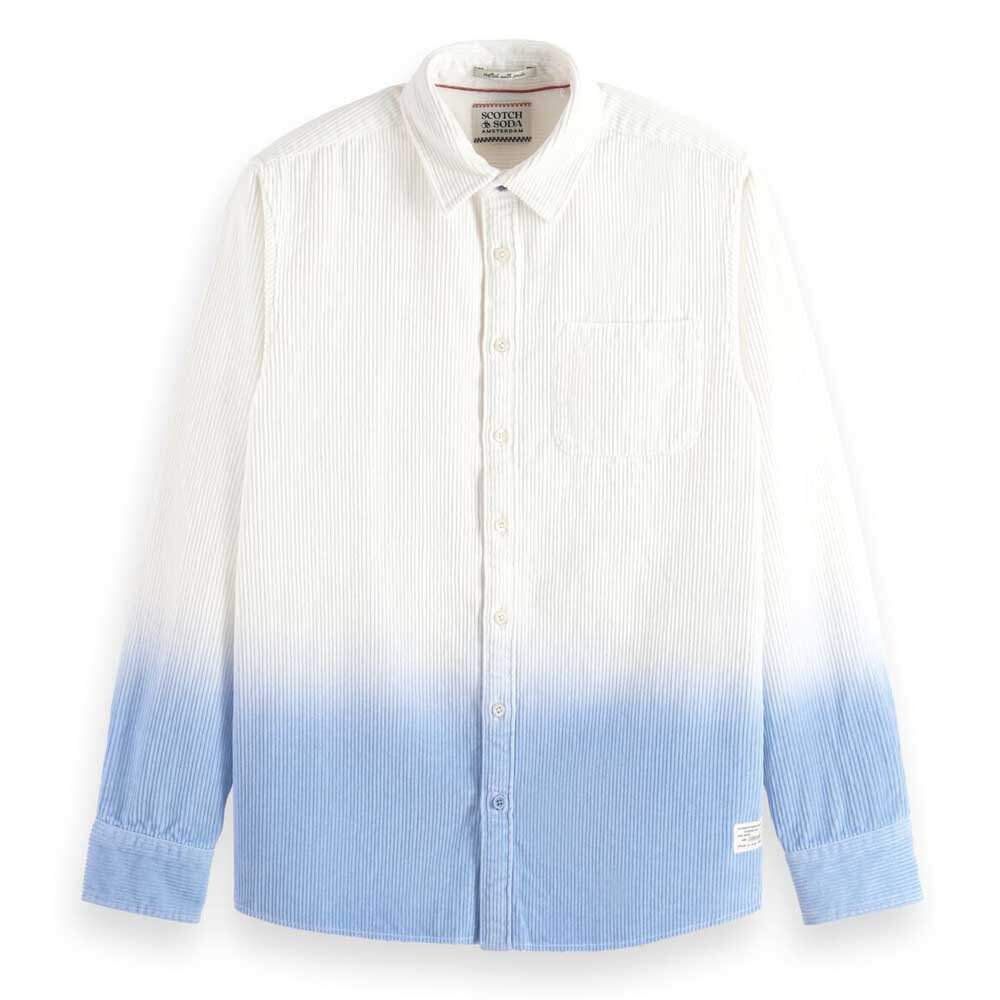 

Рубашка Scotch & Soda Dip Dye Corduroy, белый