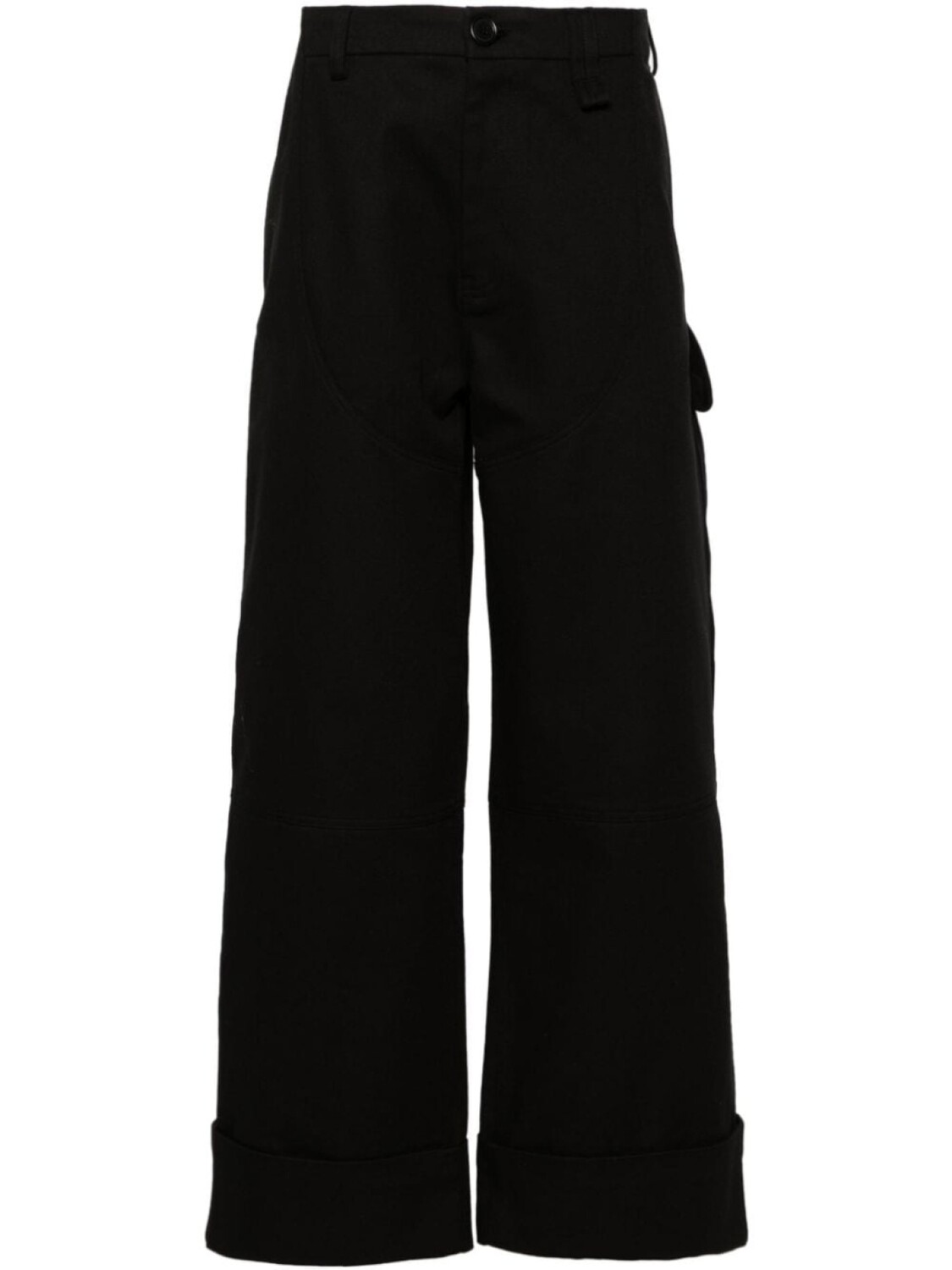 

Simone Rocha брюки Workwear Chaps прямого кроя, черный