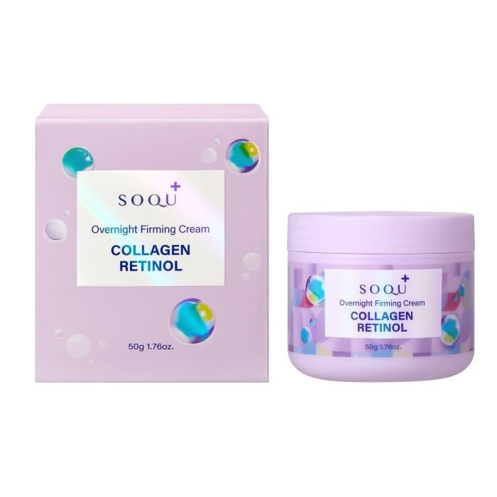 

Ночной крем Crema Reafirmante de Noche con Colágeno y Retinol Soqu, 1 unidad