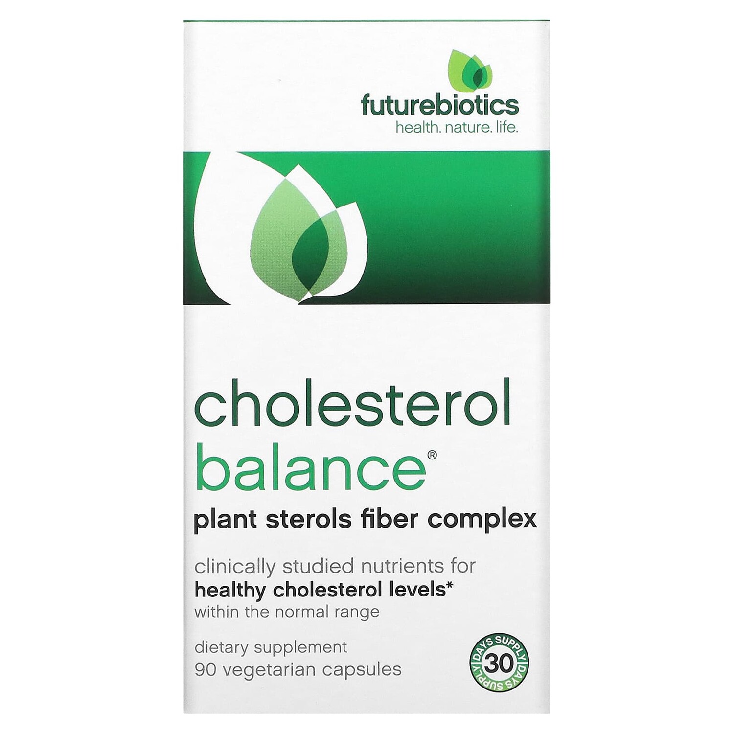 

Cholesterol Balance, 90 вегетарианских капсул, Futurebiotics