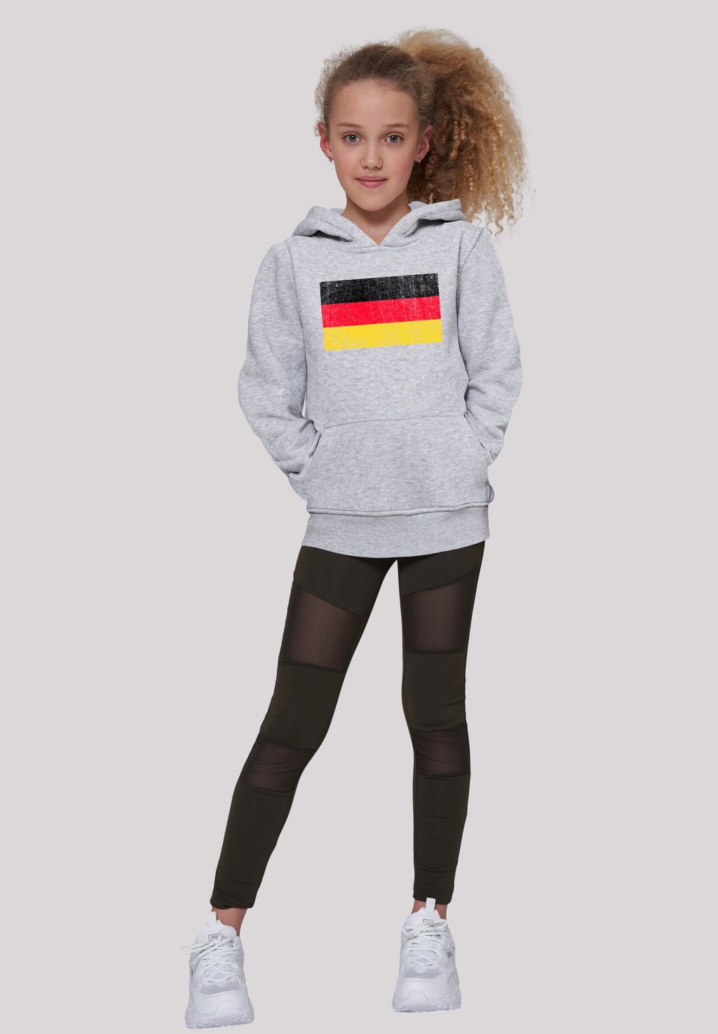 Толстовка GERMANY DEUTSCHLAND FLAGGE DISTRESSED F4NT4STIC, цвет heather grey germany deutschland 1 500 000