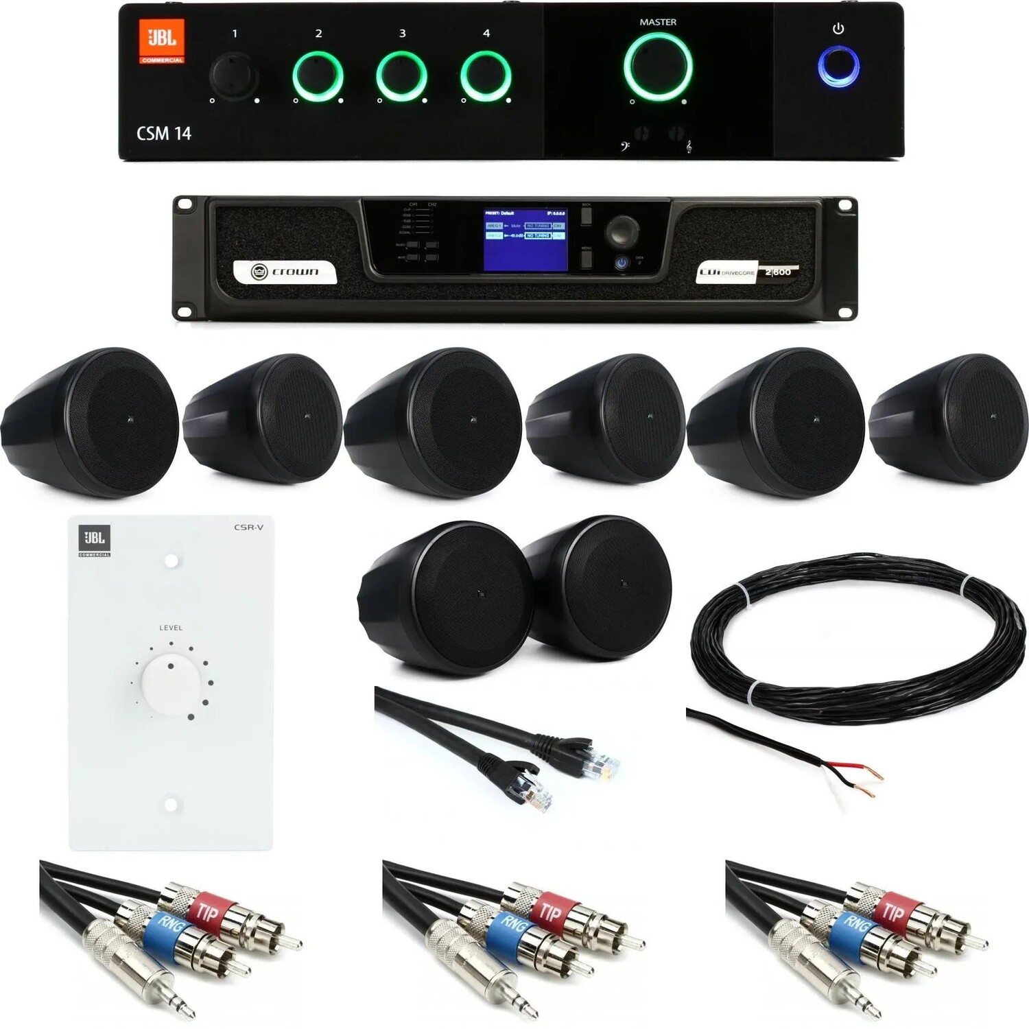 

Система JBL 70V PA, высокая энергия 1300 квадратных футов для открытого ферменного потолка