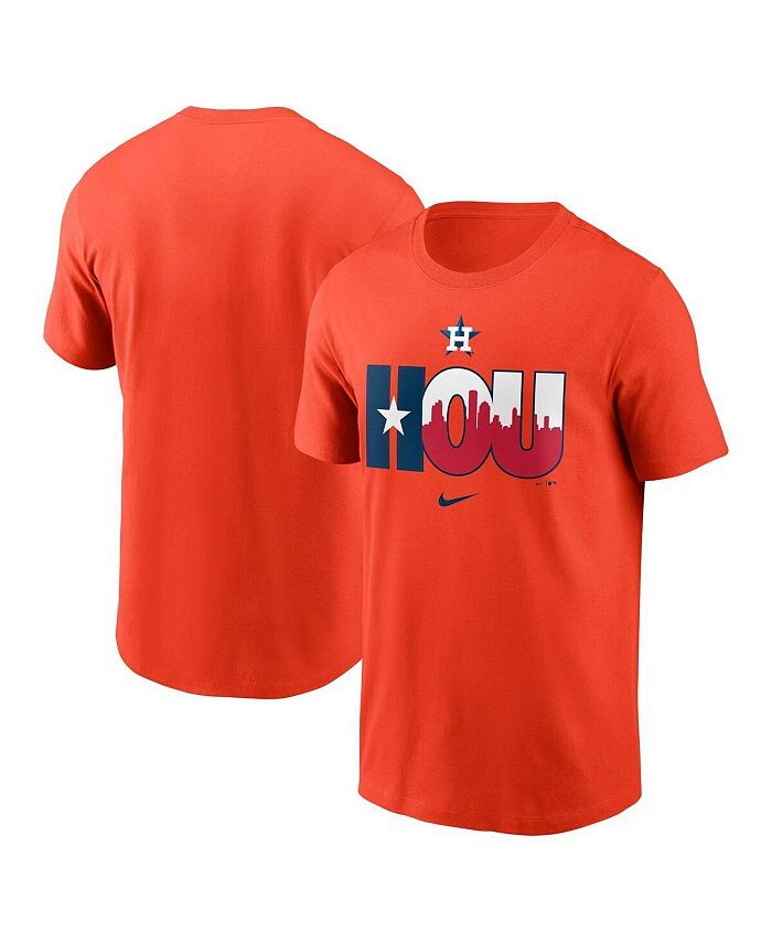 

Мужская оранжевая футболка Houston Astros Wordmark Local Team Nike, оранжевый