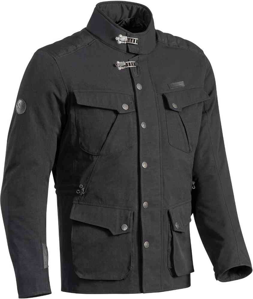 Текстильная куртка для мотоцикла с выхлопом Ixon, черный