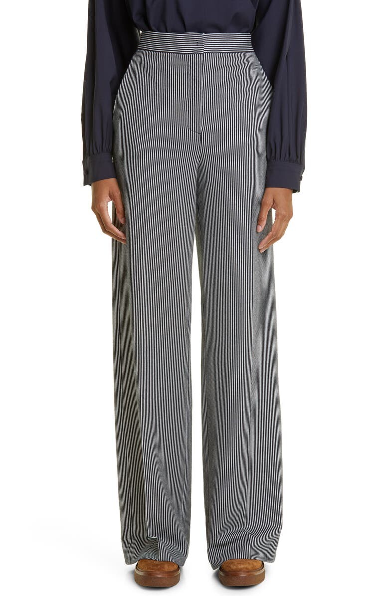 

Брюки прямого кроя в полоску Anfora MAX MARA