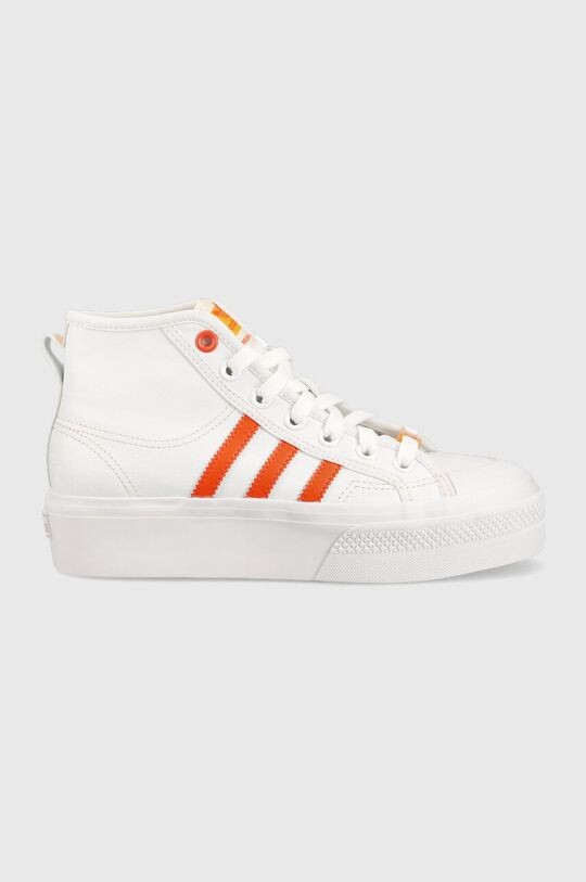 

Кроссовки Nice на платформе adidas Originals, белый
