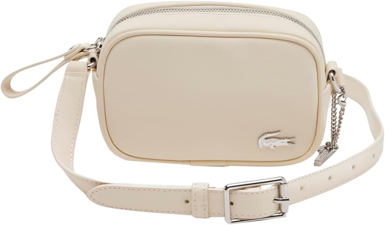 

Очень маленькая женская сумка-кроссовер Lacoste, цвет Bone White, одна