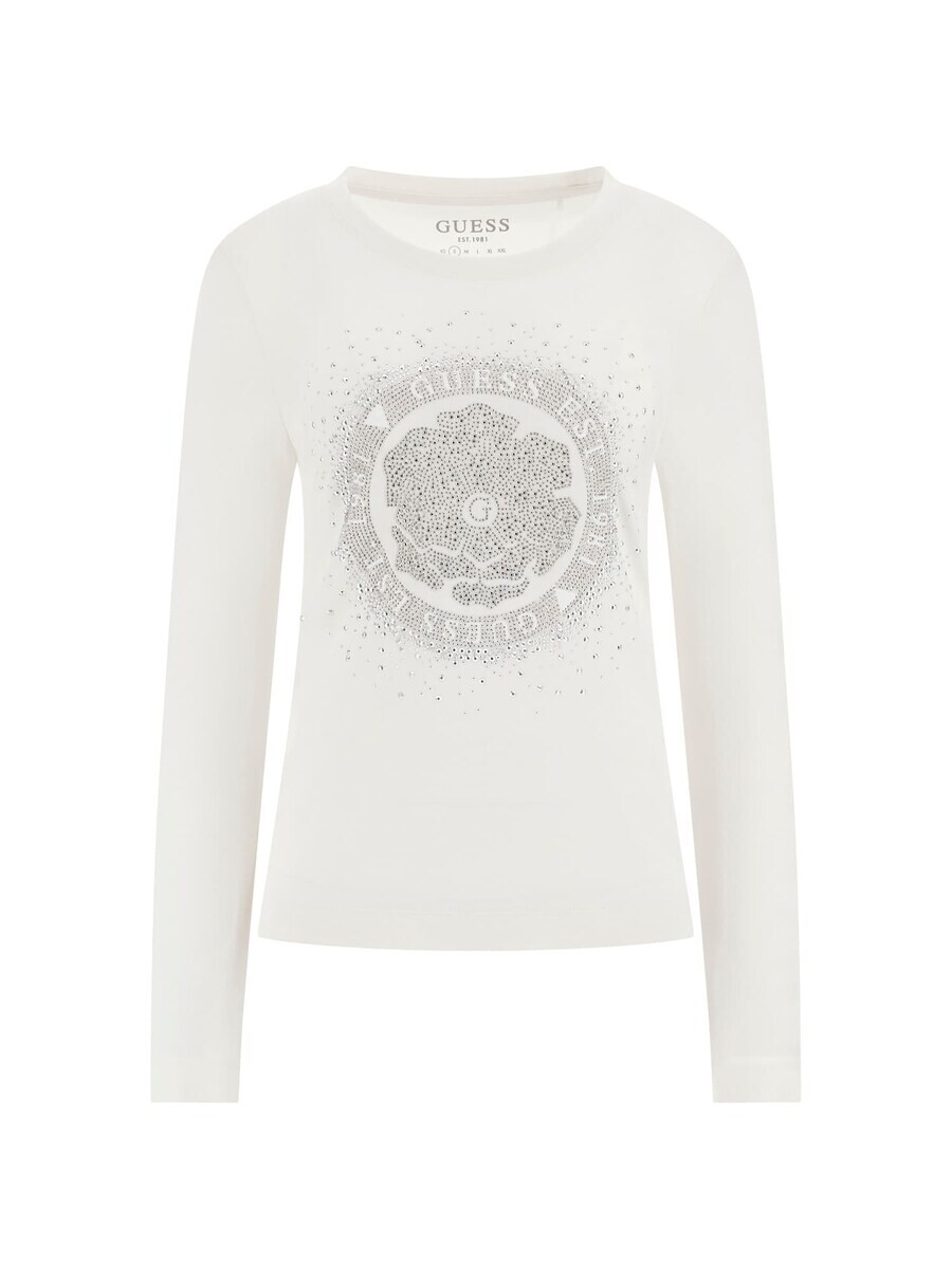 

Футболка GUESS, цвет natural white