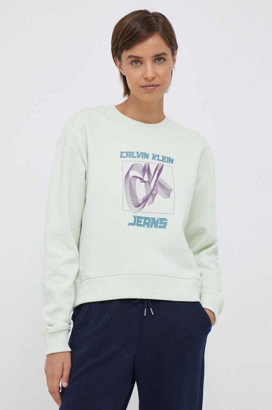 

Фуфайка Calvin Klein Jeans, зеленый