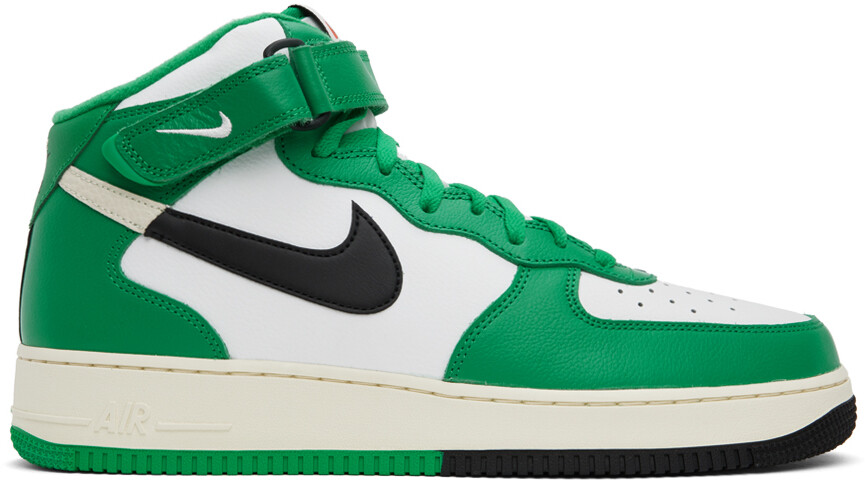 

Зелено-белые кроссовки Nike Air Force 1 Mid 07 LV8