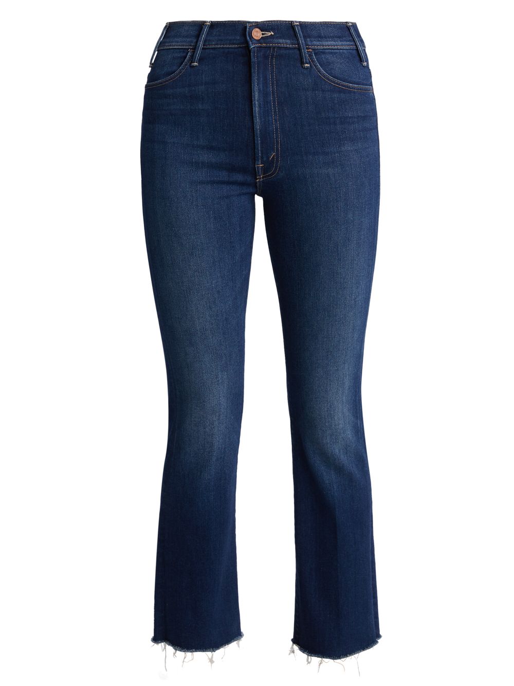 Укороченные джинсы Hustler до щиколотки Mother цена и фото