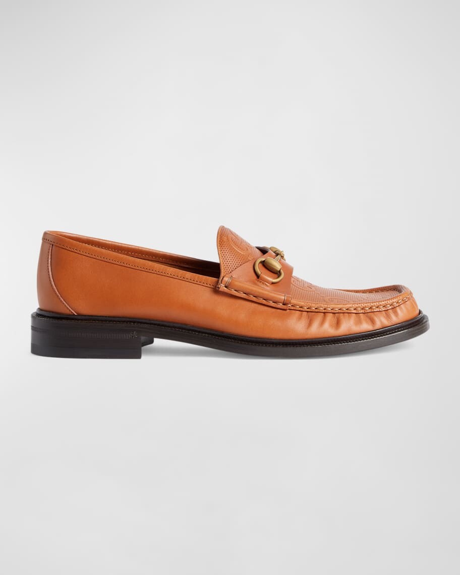 

Мужские кожаные лоферы Horsebit Gucci