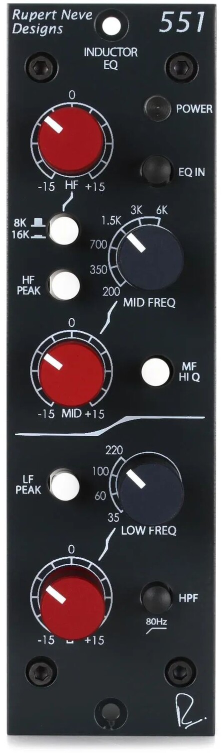 

Rupert Neve Designs 551 Индукторный эквалайзер серии 500
