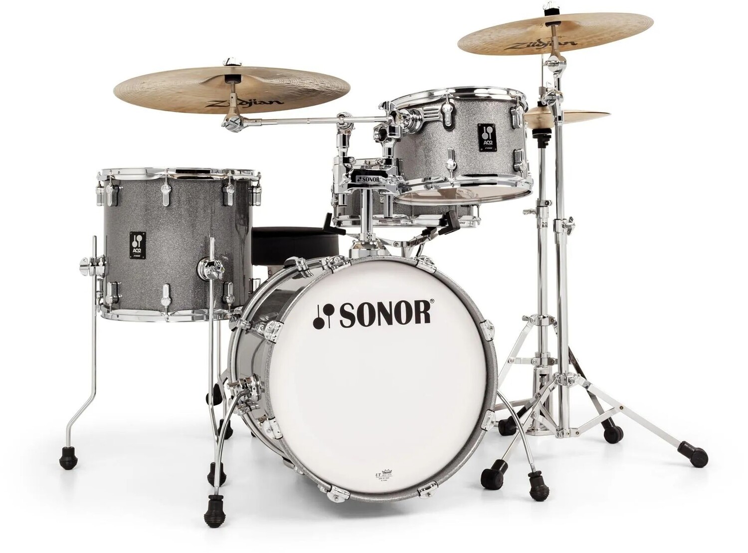 

Sonor AQ2 Bop Набор из 4 частей с малым барабаном - Титановый кварц