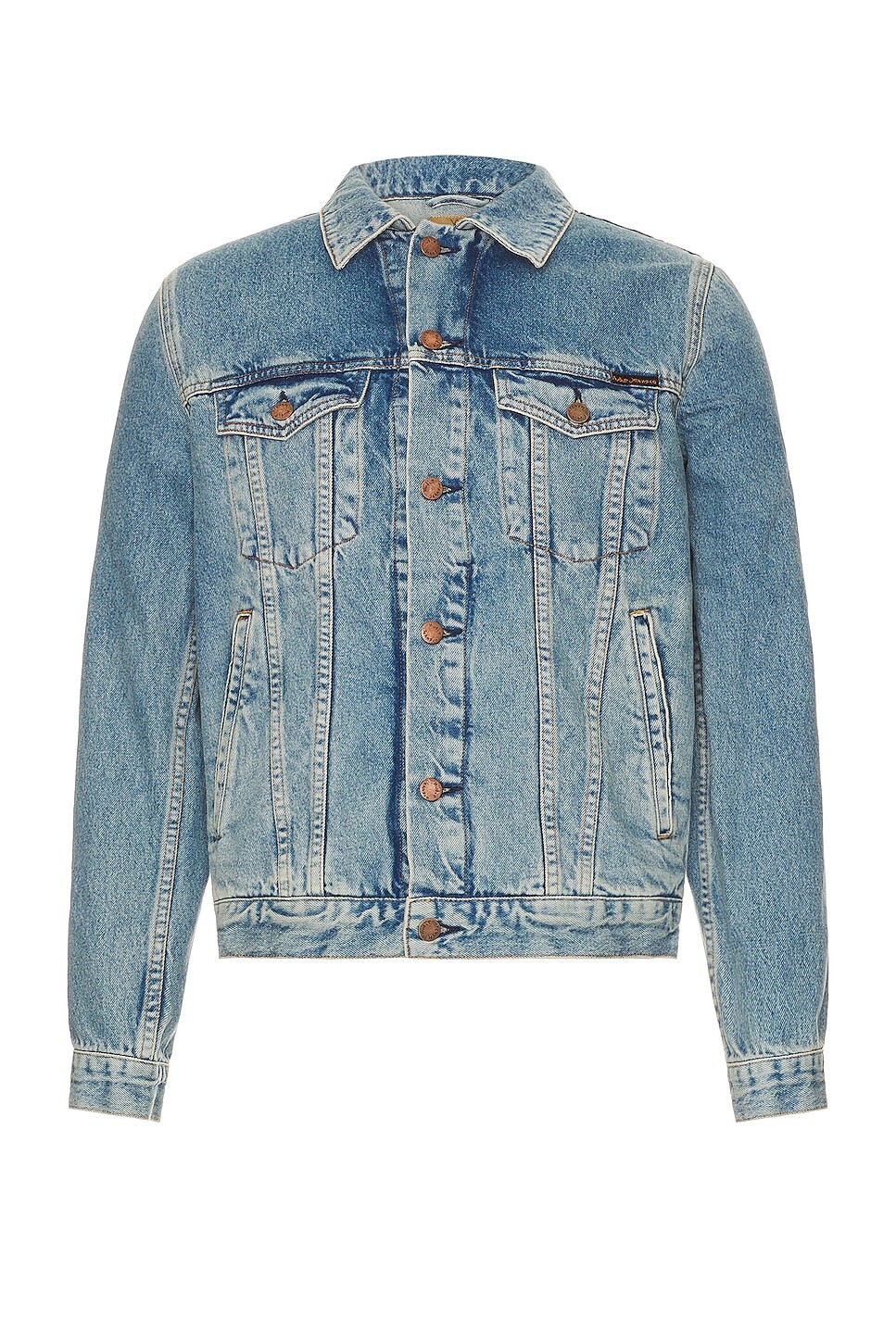 

Куртка Nudie Jeans Robby Denim, синий
