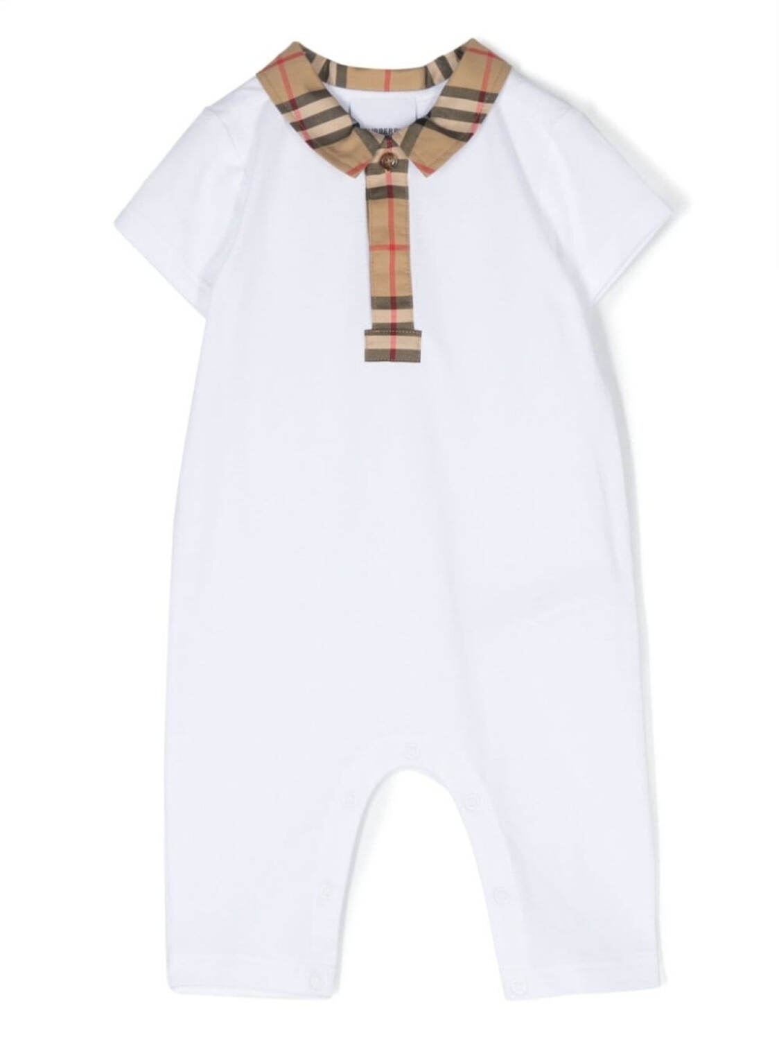 

Burberry Kids джемпер в клетку Vintage Check, белый