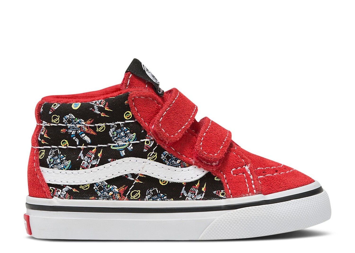 

Кроссовки Vans Sk8-Mid Reissue V Toddler 'Dj Rocket Jam', красный
