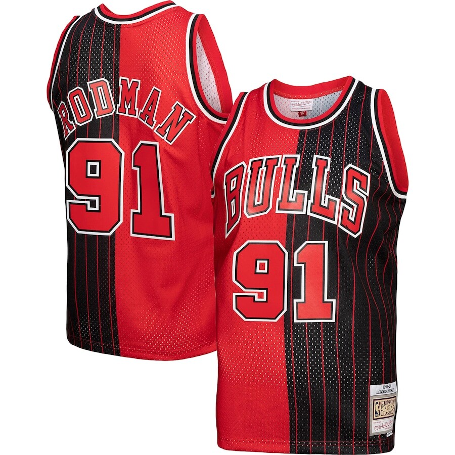 

Джерси Mitchell & Ness Chicago Bulls, красный