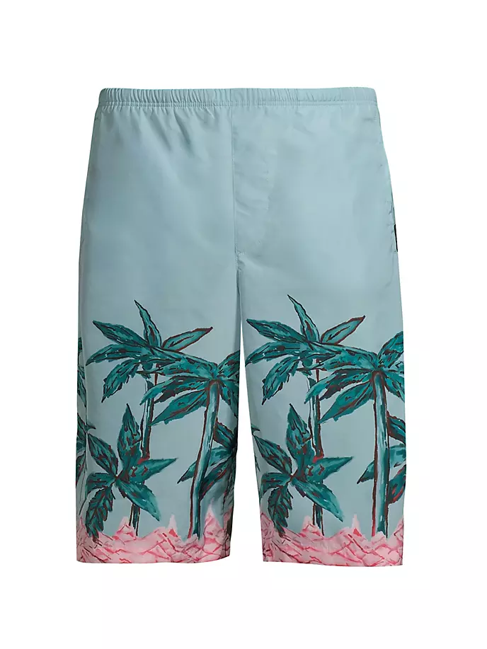 

Длинные шорты для плавания Palms Row Palm Angels, синий
