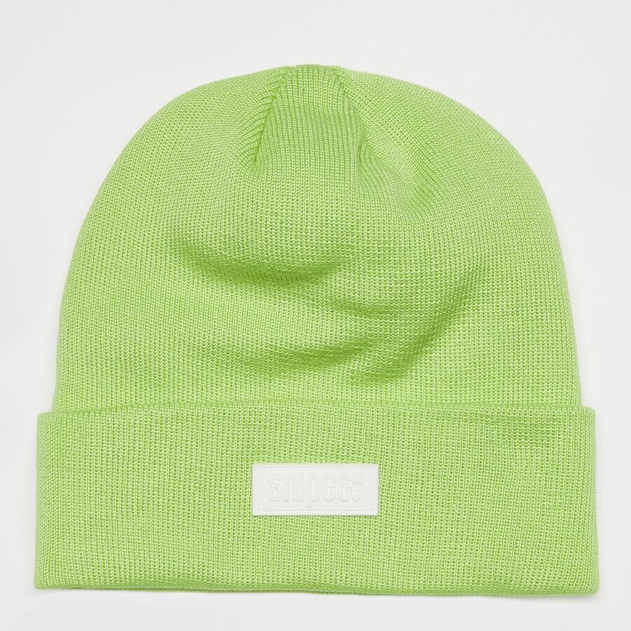 

Шапка Woven Label Beanie SNIPES, цвет lime