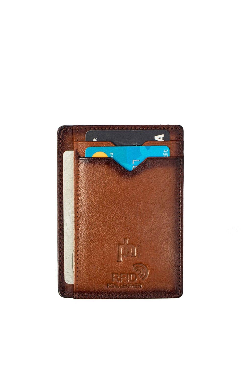 Кожаный кошелек для карт 'Carlton' PRIMEHIDE, коричневый