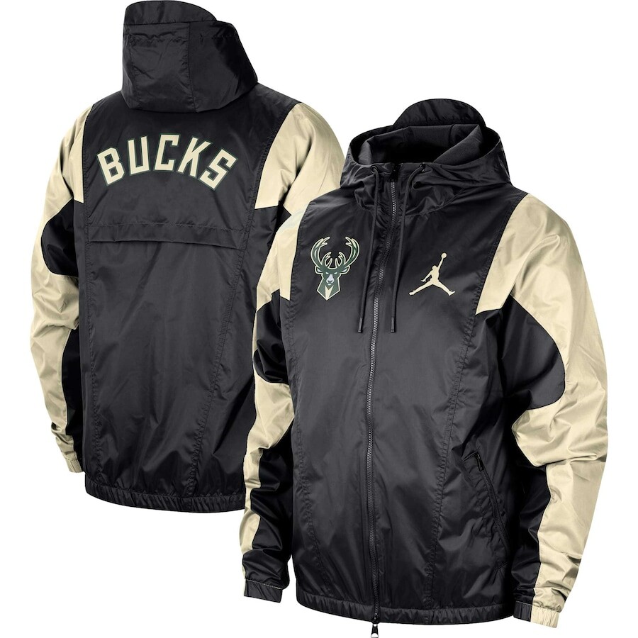 

Толстовка Jordan Brand Milwaukee Bucks, черный