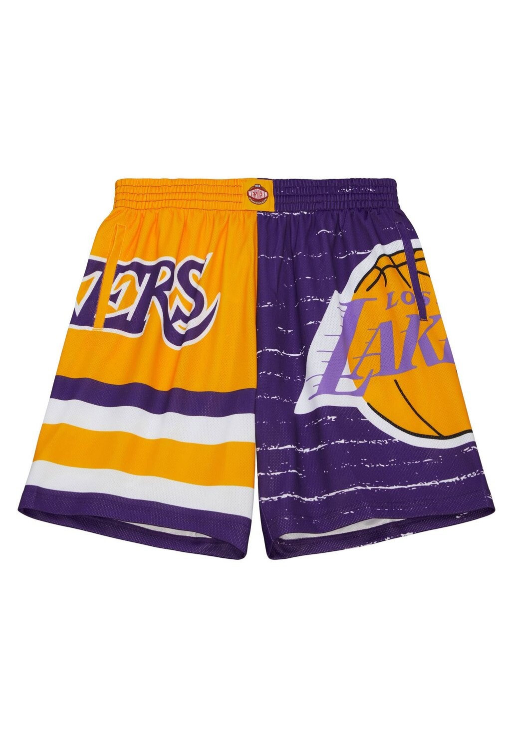 

Спортивные шорты Jumbotron 3.0 Shorts Los Angeles Lakers Mitchell & Ness, цвет multi white