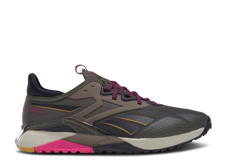 

Кроссовки Reebok WMNS NANO X2 TR ADVENTURE 'ARMY GREEN PROUD PINK', зеленый