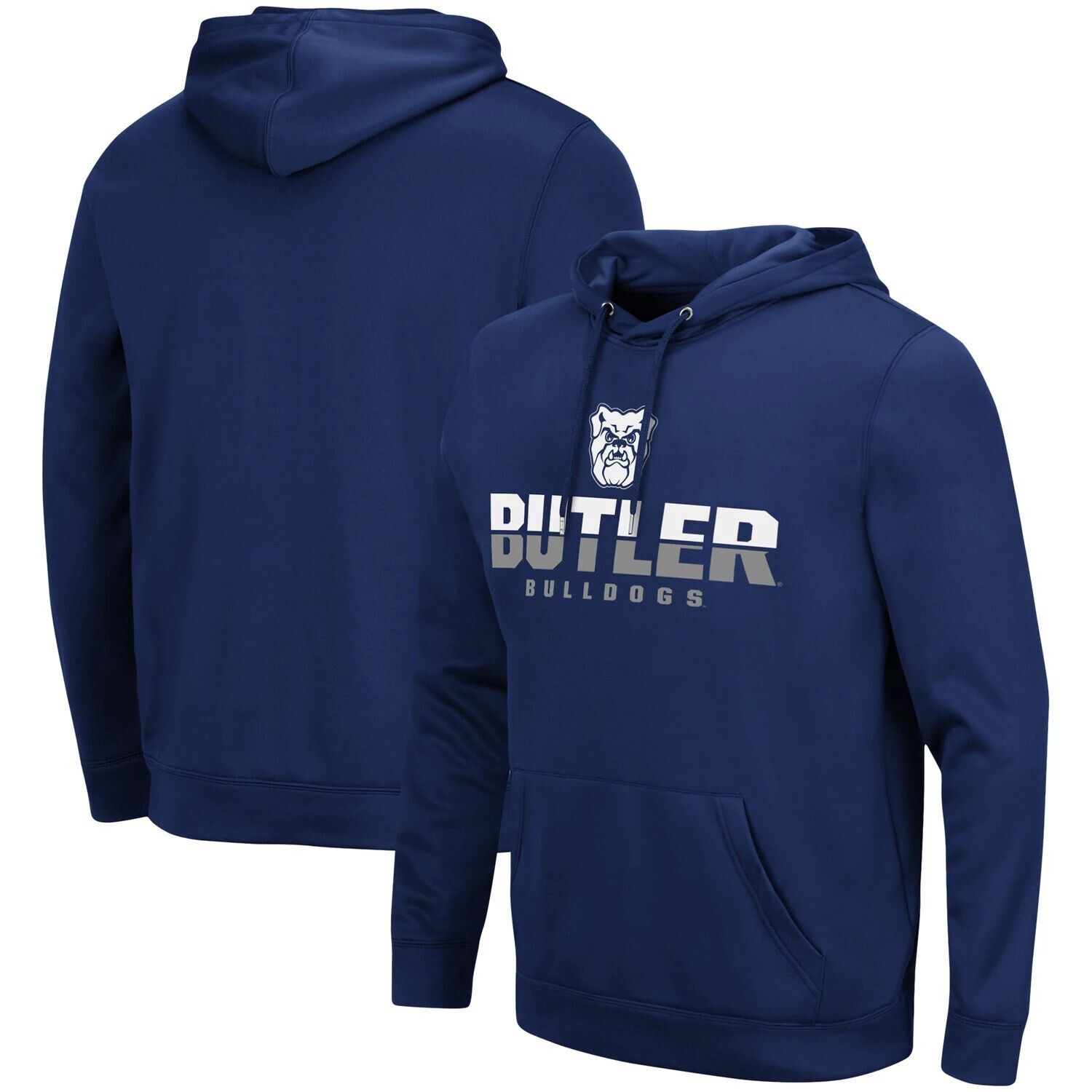 

Мужской пуловер с капюшоном Colosseum Navy Butler Bulldogs Lantern