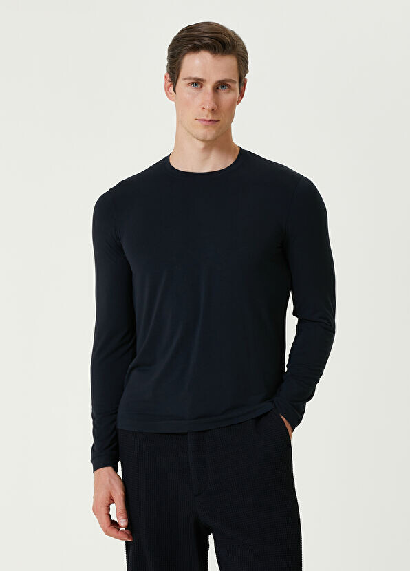 

Футболка с длинным рукавом Giorgio Armani, синий