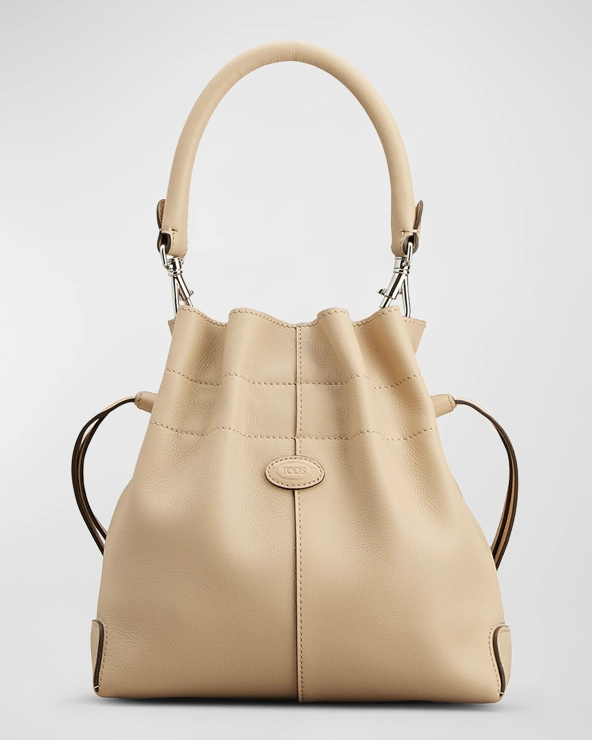 

Сумка-ведро Mini Di на шнурке Tod's, цвет Naturale