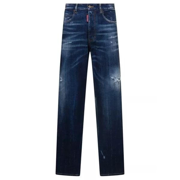 

Джинсы san diego' jeans with destroyed detailing and Dsquared2, синий