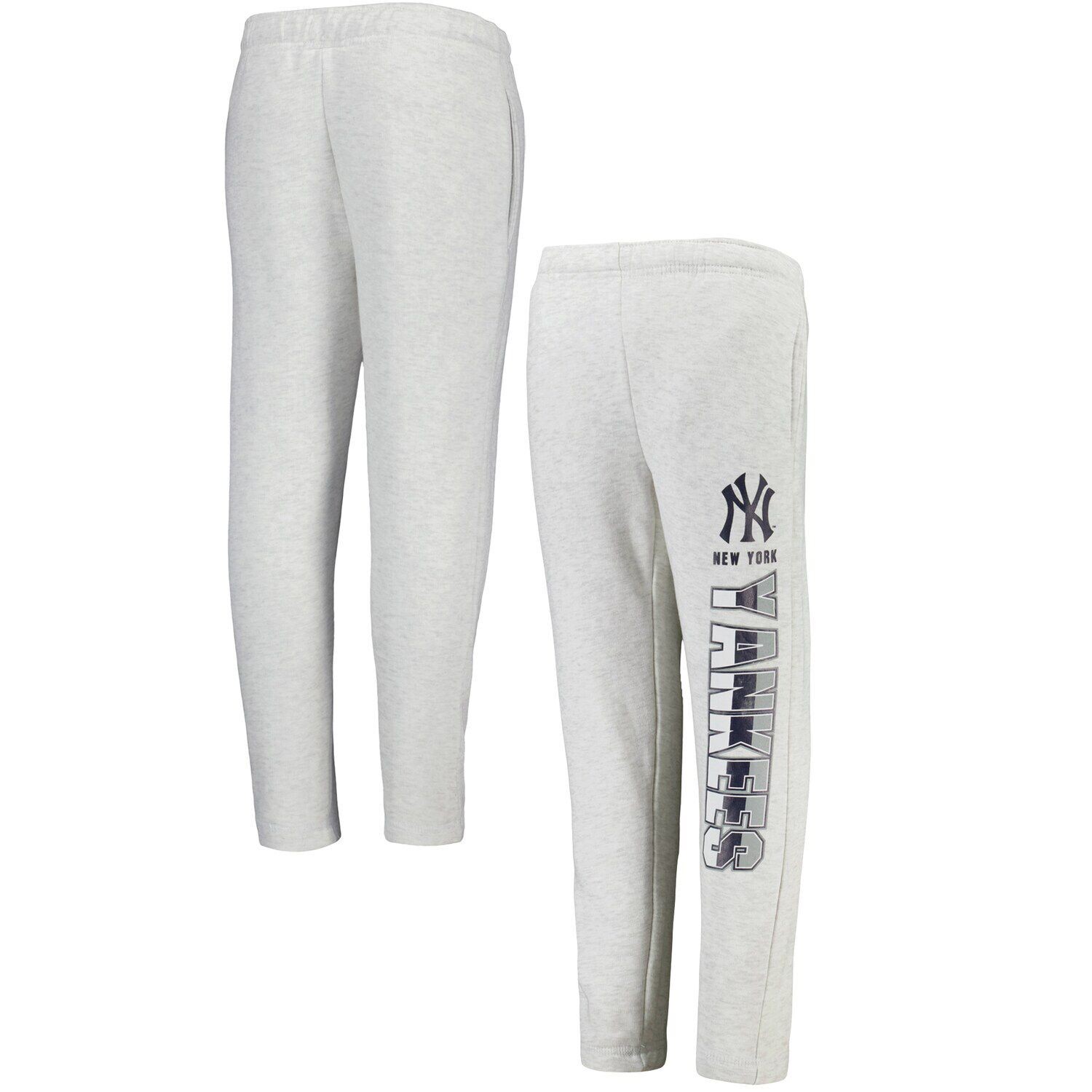 

Флисовые брюки Youth Ash New York Yankees Game Time Outerstuff