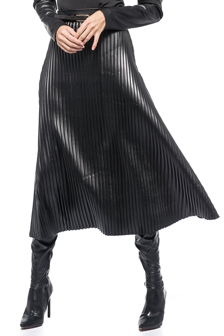 Плиссированная юбка «Даллас» Casa De Moda Vigo, черный moda bela motocicleta de corrida hoodie moletom 3d impressão digital zip com capuz masculino sportwear casual pulôver
